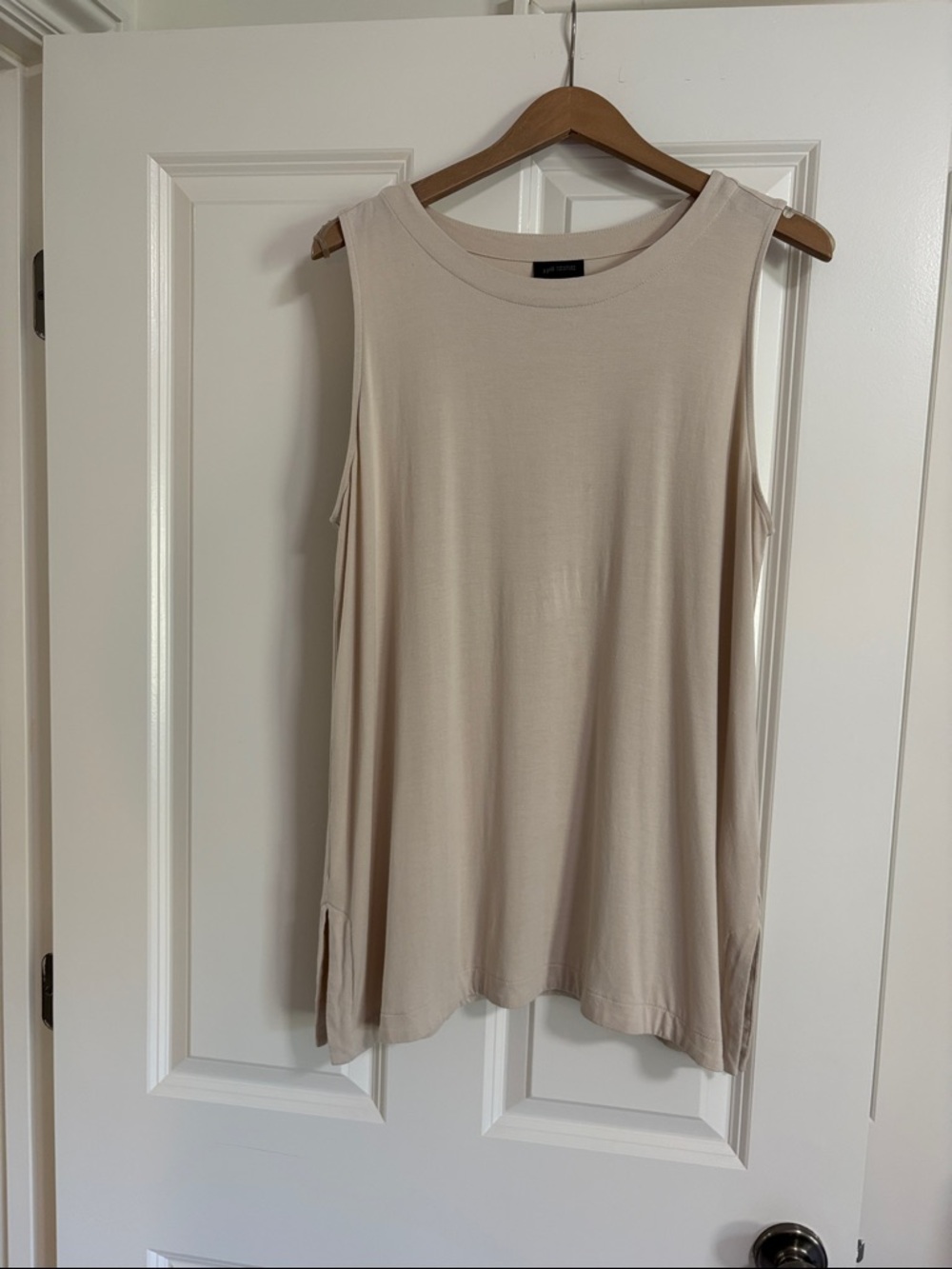 J. Jill Cream Sleeveless Tank Top